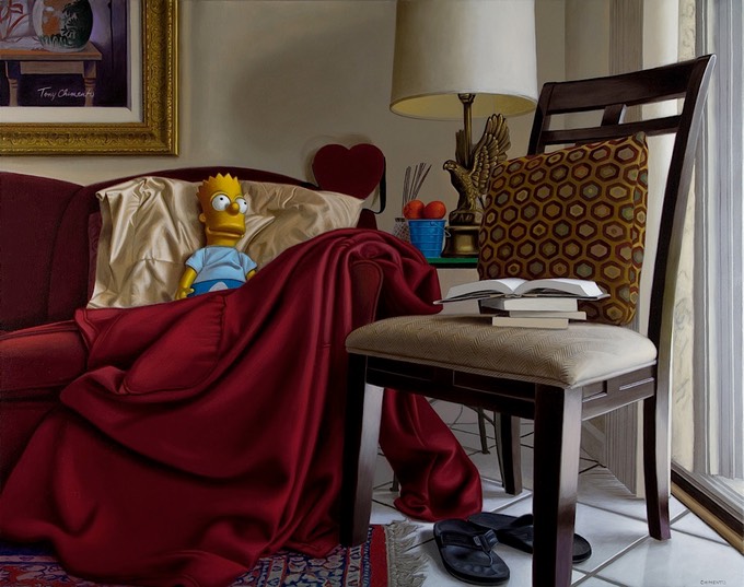 Bart with Red Blanket