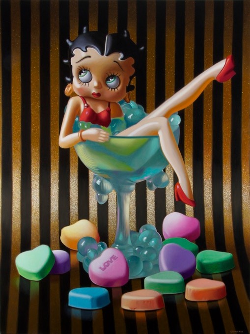 Betty Boop W- Candy Hearts