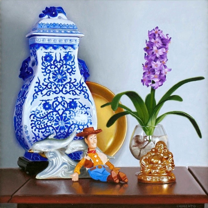 Blue Delft Container