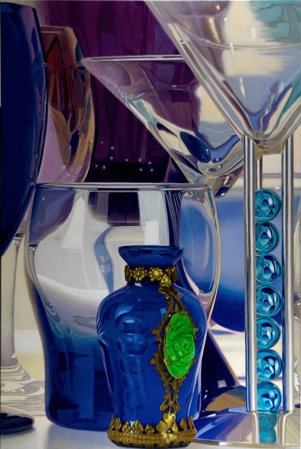 Blue Perfume Bottle