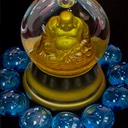 BuddhaGlobe w BlueGlass