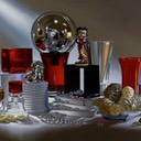 Devil Betty and Gazing Ball