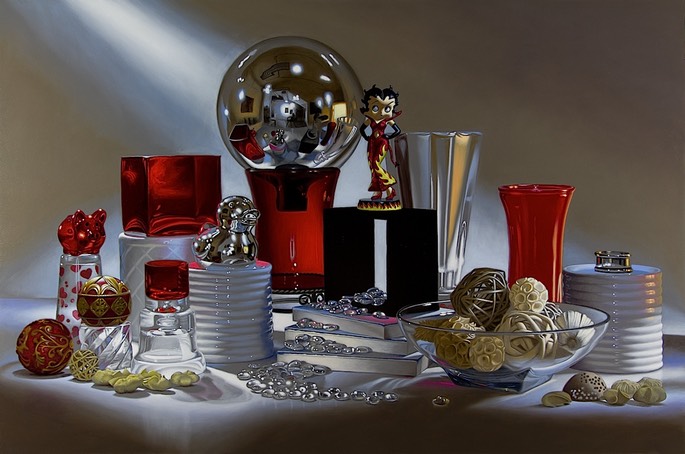 Devil Betty and Gazing Ball