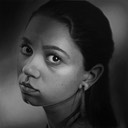 Girl With the Hoop Earing(1200x1200)