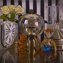 Still life w Woody & Melting Clock