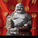 WhiteBuddha,RedSatin