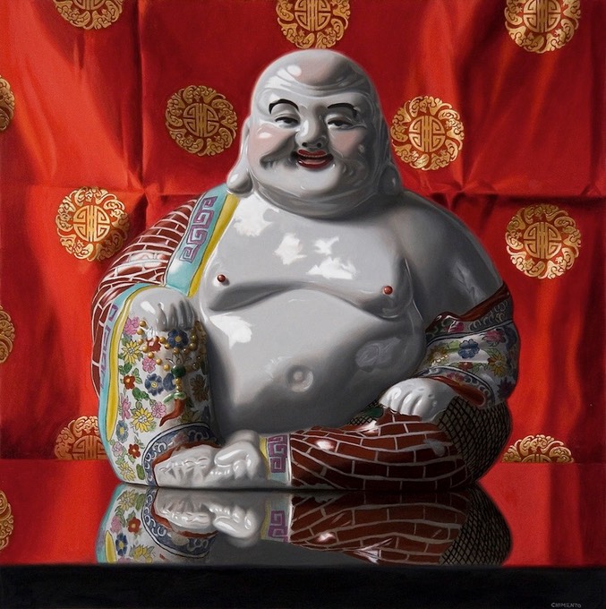 WhiteBuddha,RedSatin